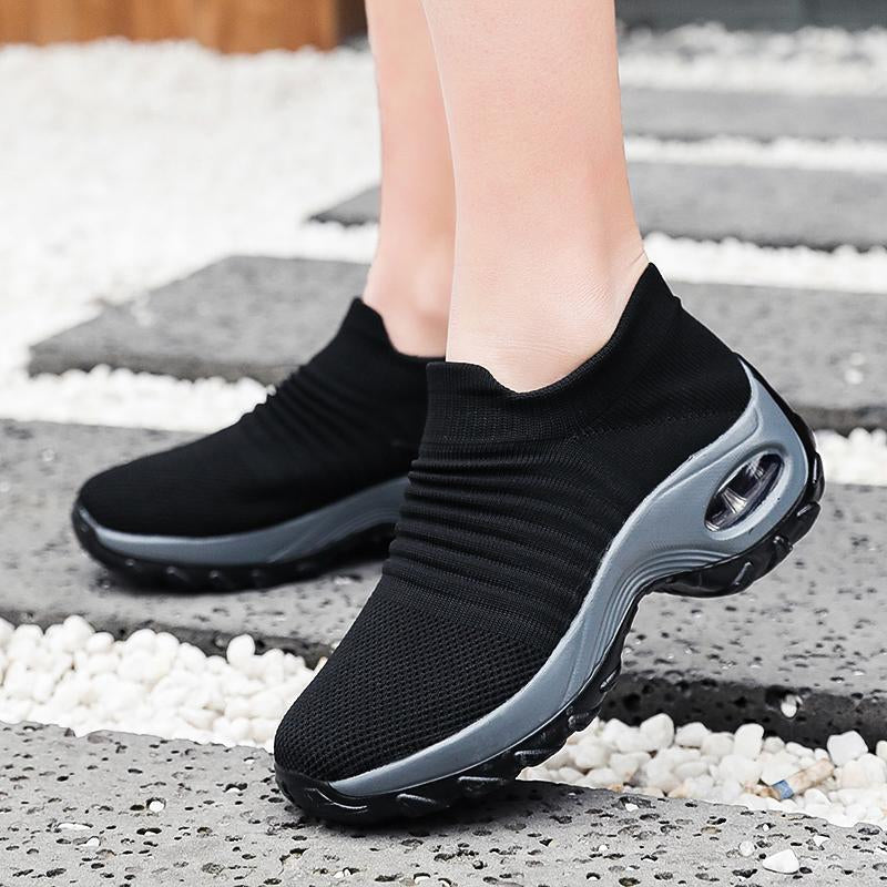 Women's Walking Shoes Sock Sneakers 