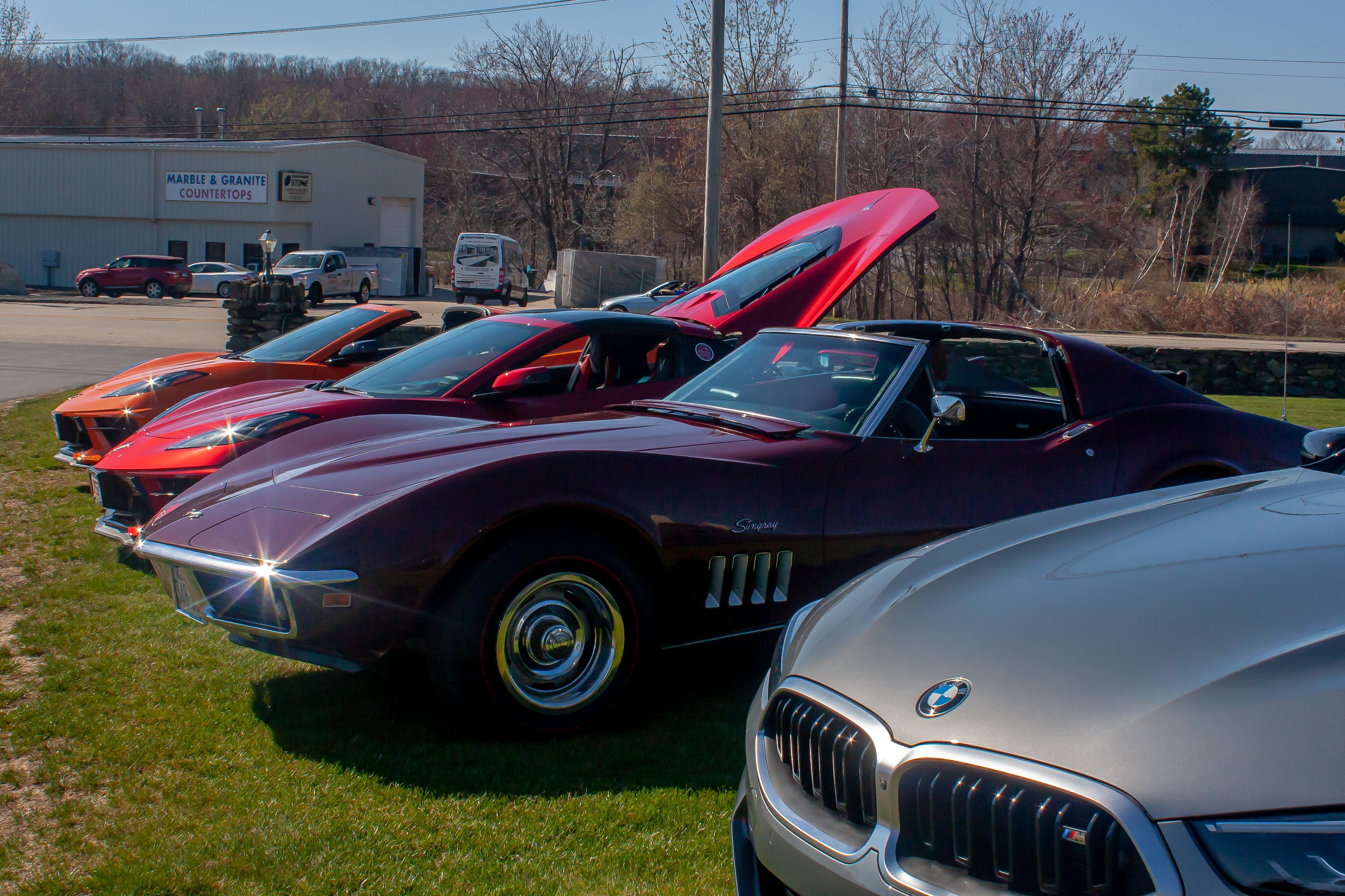 car show classic stingray corvette