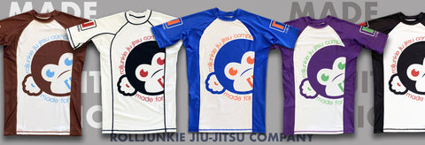 Ranked Brazilian Jiu Jitsu BJJ Rash Guards