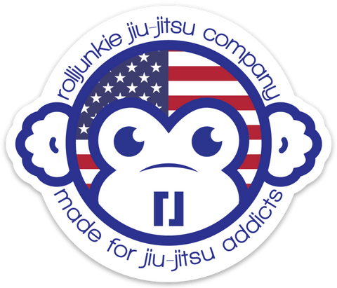 US Flag BJJ Sticker