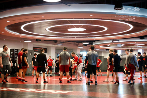 rutgers wrestling practice room