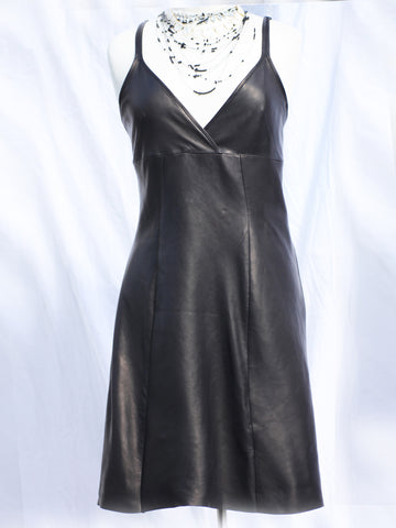 Leather dress with sleeves, Our Leather cocktail dress is also a ...
