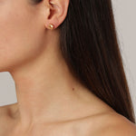Dyrberg Kern Noble SG Peach Earrings