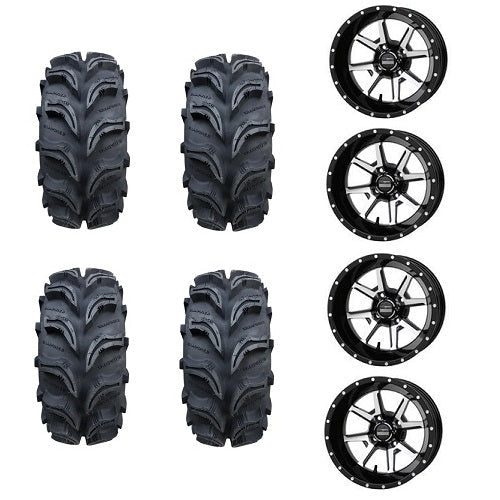 Vampire II Tire & Wheel Kits 26x10-12 on 4/110 Wheels