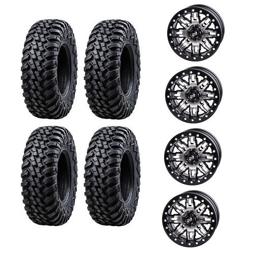 Aramid Terrabite Wheel Kits 32x10-14 on 4/137 Beadlocks
