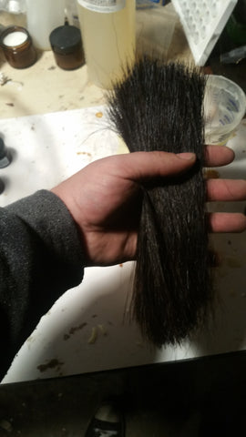 Hand Tied Horse Hair Shaving Brush Knot, Start To Finish - The