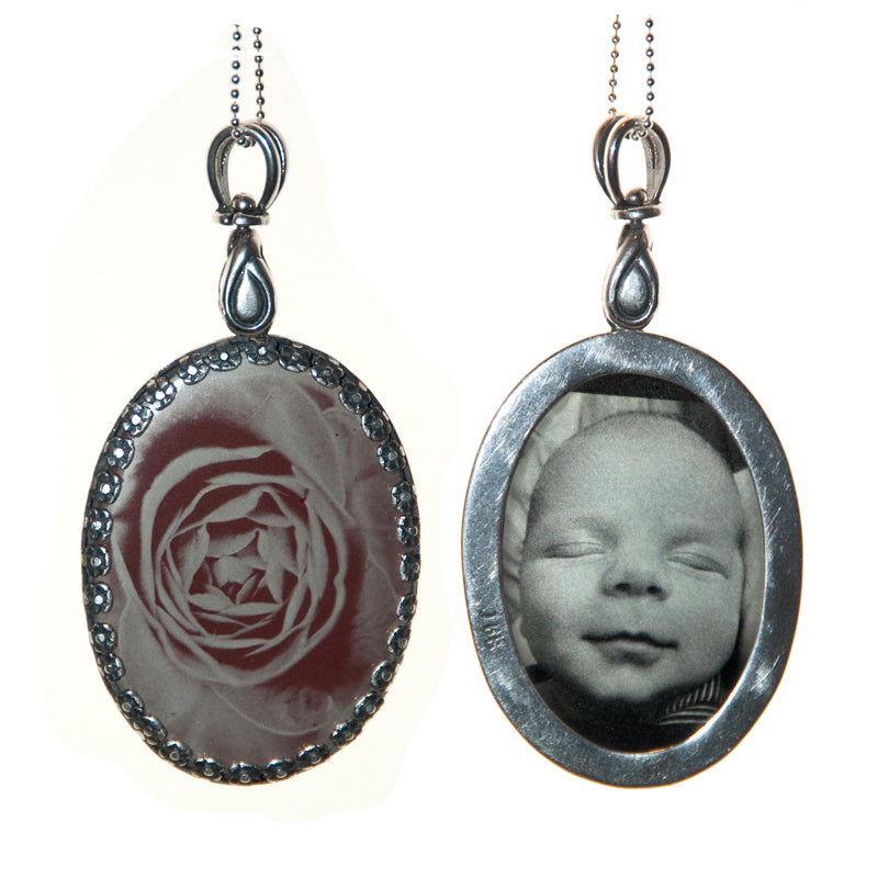 tintype pendant, how to make a tintype, wet plate collodion, digital tintype, tintype, how do I make a tintype, tintype jewelry