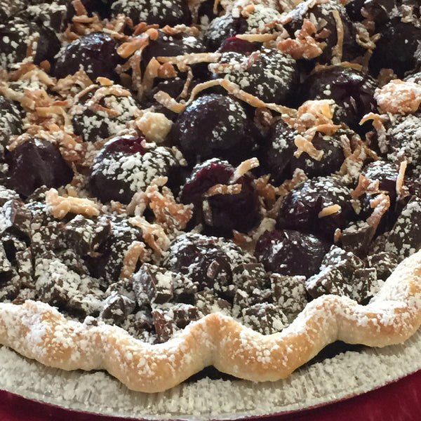 black forest cherry pie