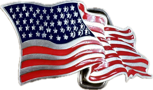 US Flag Buckle G-162 - Alaska Leather