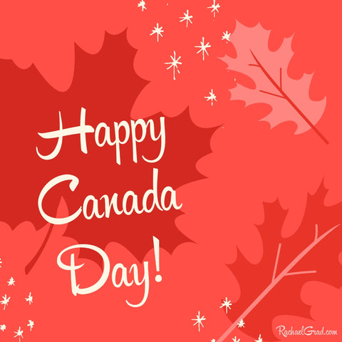 Happy Canada Day 2020 from Toronto Artist Rachael Grad