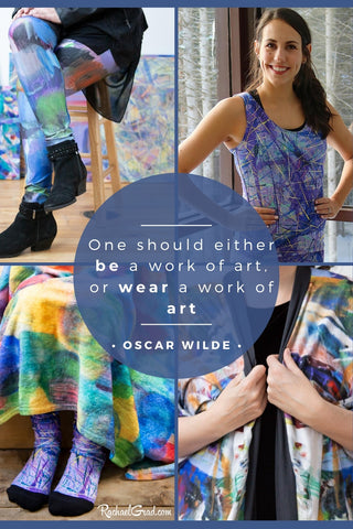 'One Should Be a Work of Art or Wear a Work of Art'  quote by Oscar Wilde
