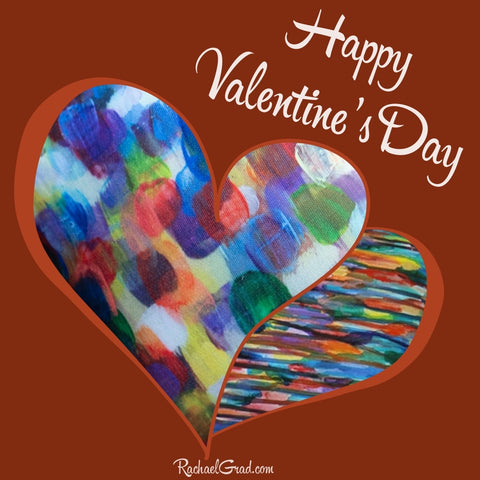  Happy Valentine's Day by Toronto Artist Rachael Grad