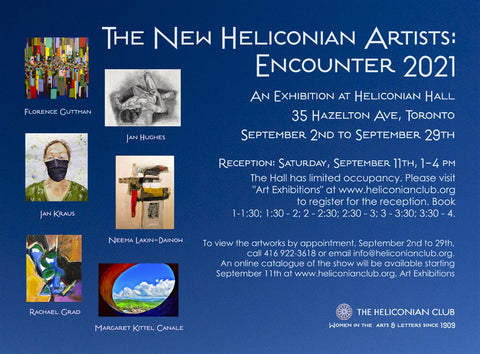 Encounter 2021 at the Heliconian Club with art by Rachael Grad