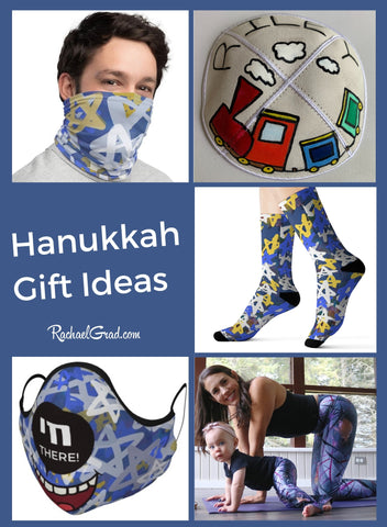 Hanukkah Gift Ideas for Jewish Families by Canadian Artist Rachael Grad