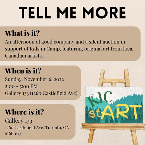 Kickstart Art Event for Kids in Camp 2022