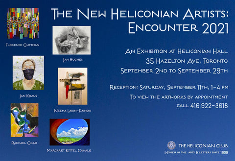 Invitation for Encounter 2021 at The Heliconian Club in Yorkville Toronto