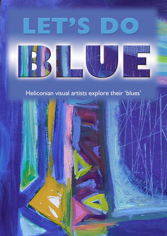 Let's Do Blue Group Art Show at the Heliconian Club with paintings by Toronto Artist Rachael Grad 