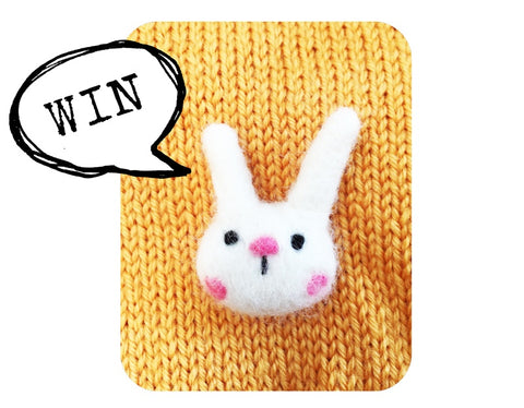Win a bunny pin