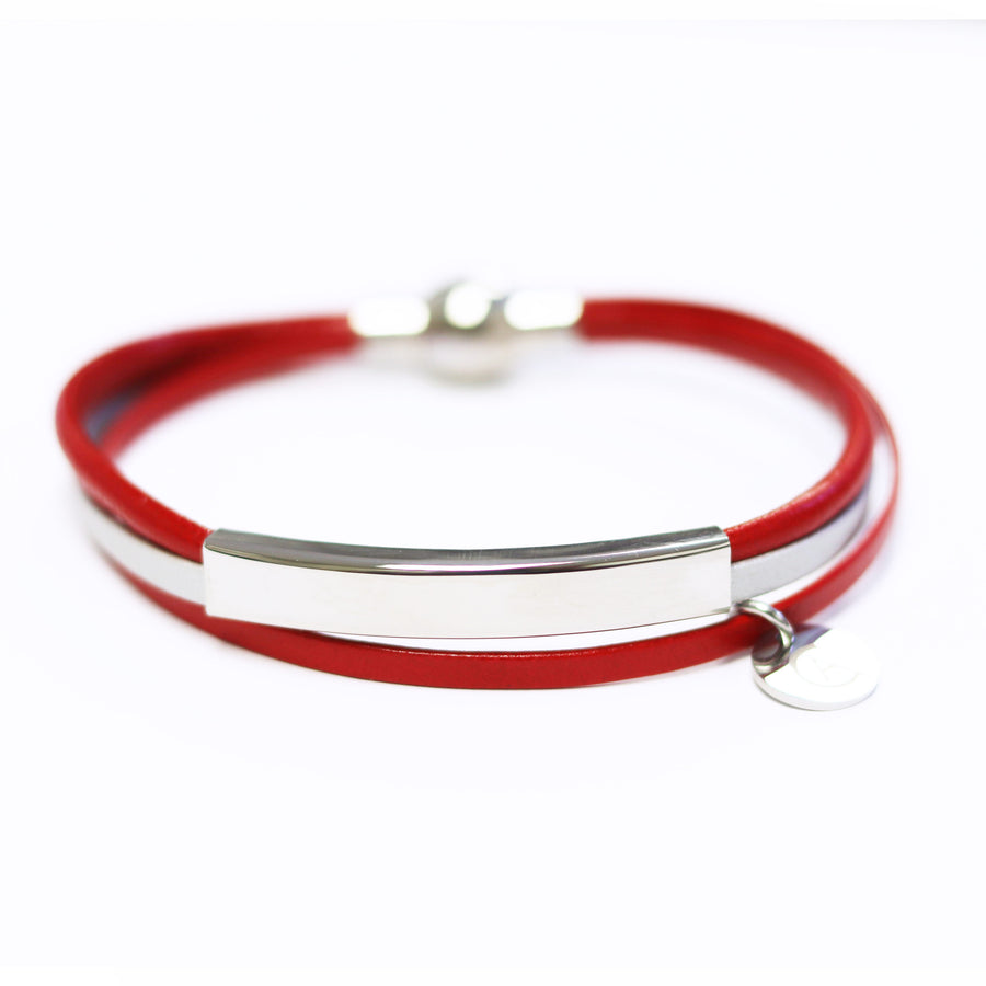 Bracelet Allure rouge vif de Cré-Art  A-100B