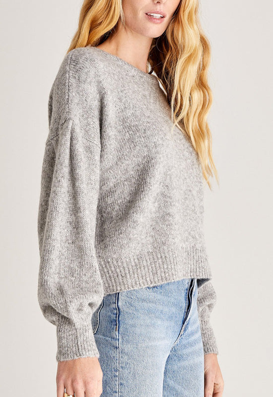 Z Supply - Kersa Melange Sweater Heather Grey