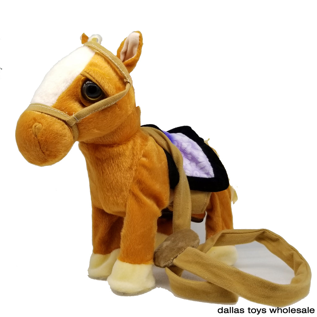 walking horse toy with leash