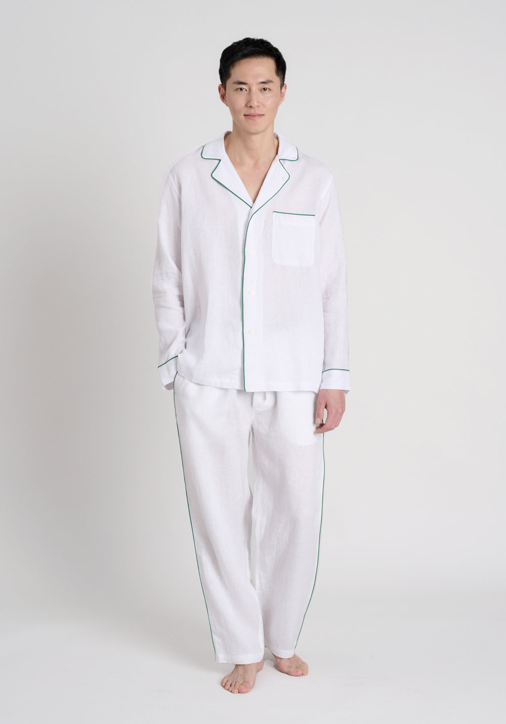 SLEEPY JONES | Milton Pajama Pant in White Linen – Sleepy Jones