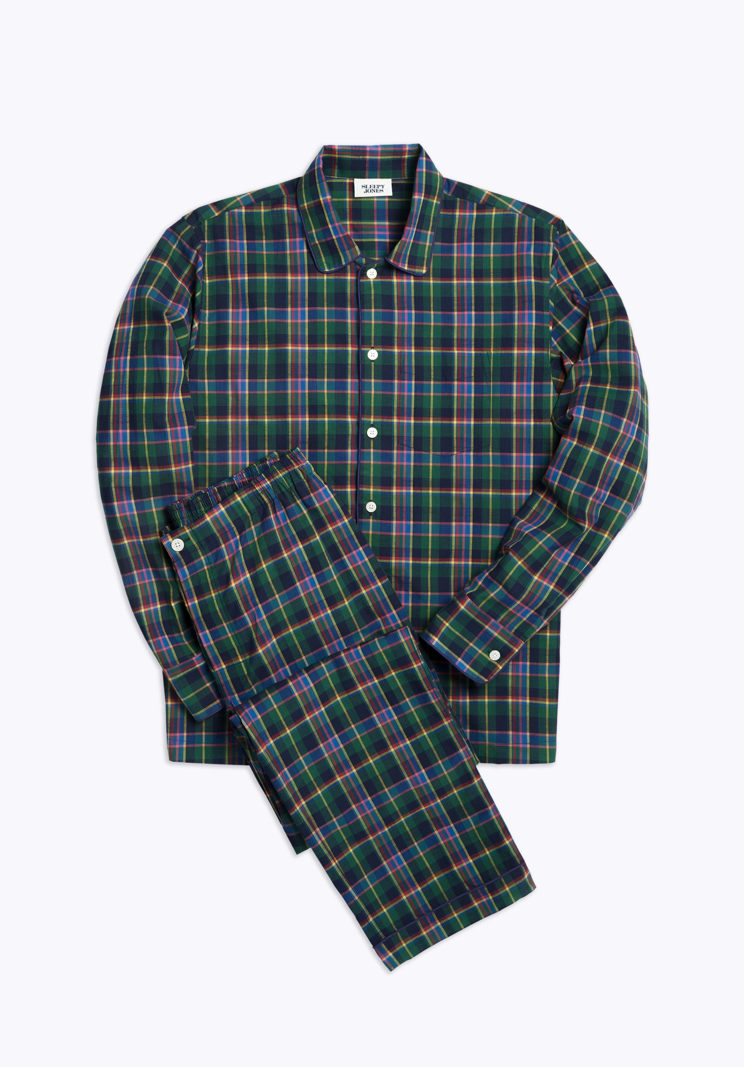 Henry Pajama Set in Glenn Plaid Flannel – Sleepy Jones