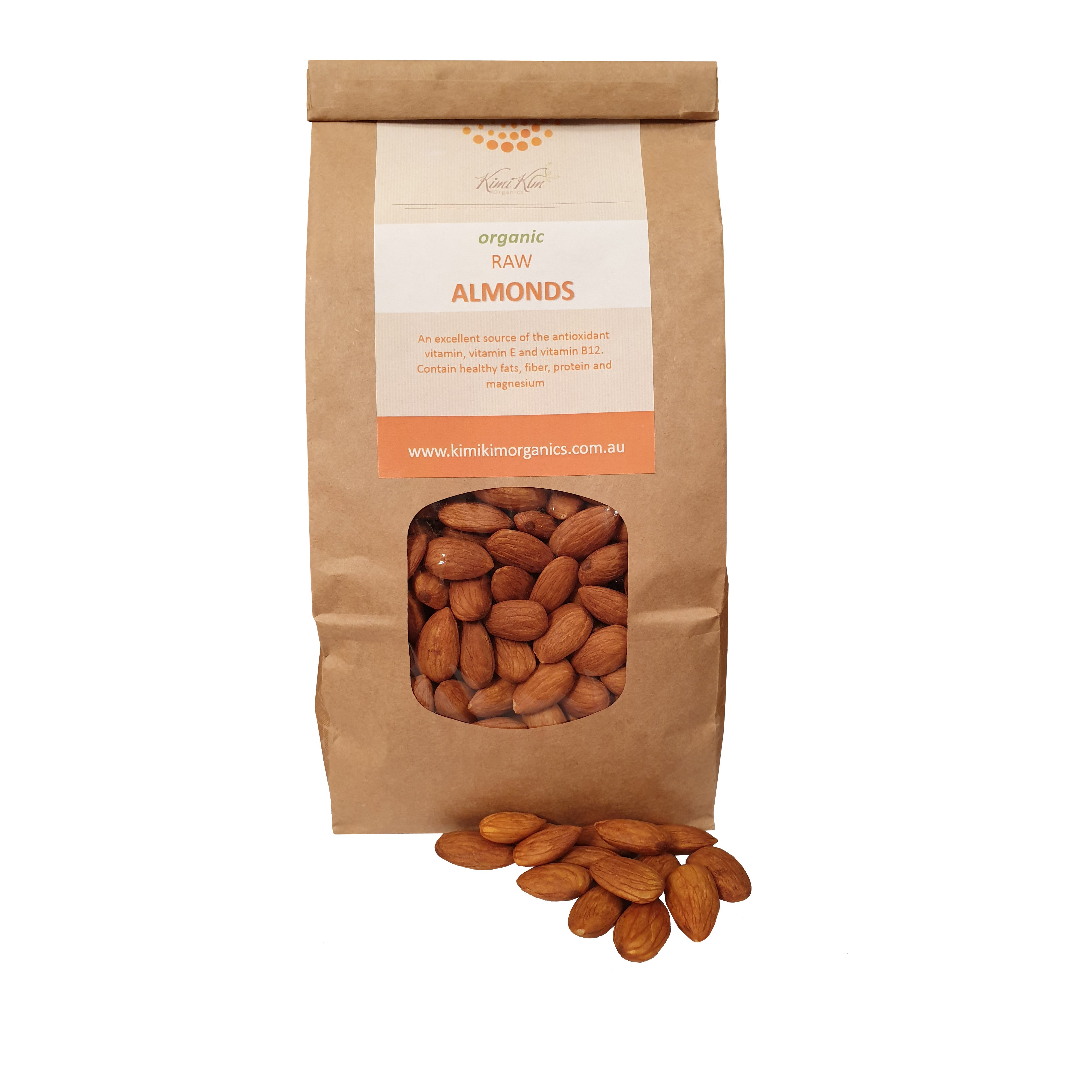 organic raw almonds