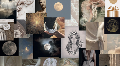 Moon collage miphologia