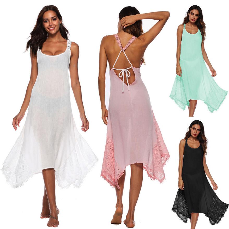 cotton beach cover up dress