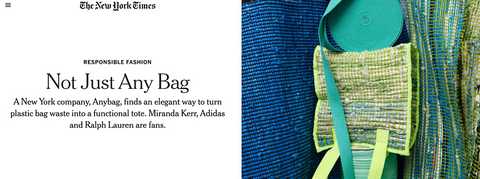 ANYBAG featured in The New York Times!