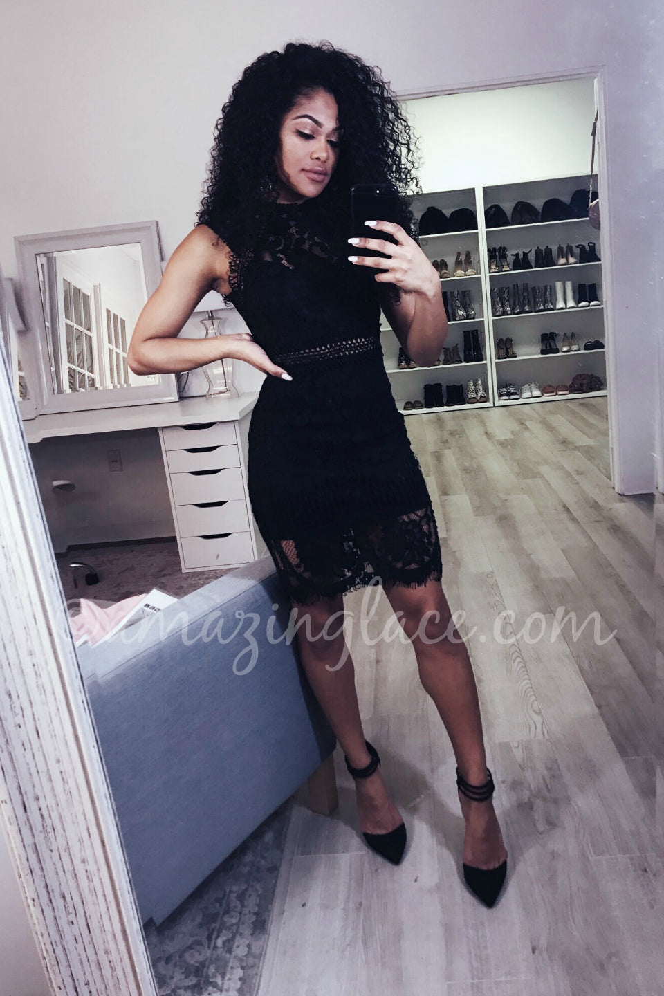 dress and heels outfit
