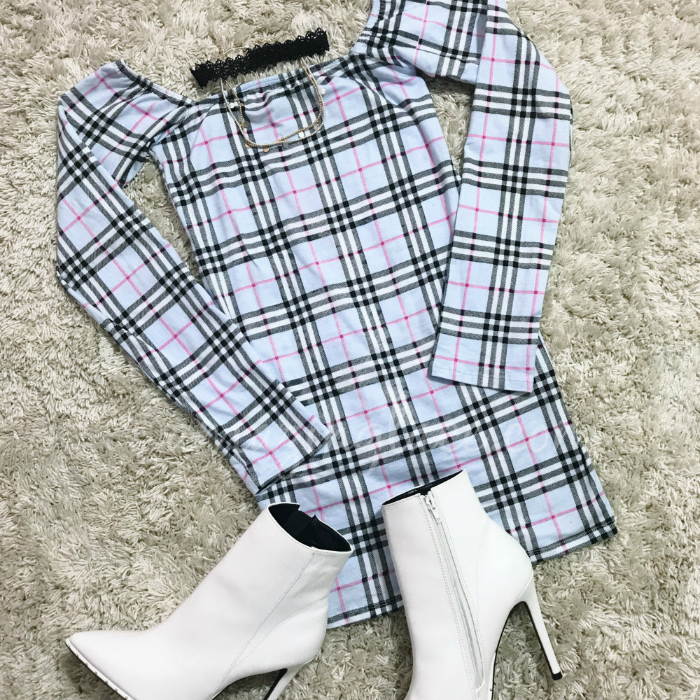 plaid booties outfits