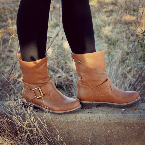 Wild Buffalo Camel Ankle Boot