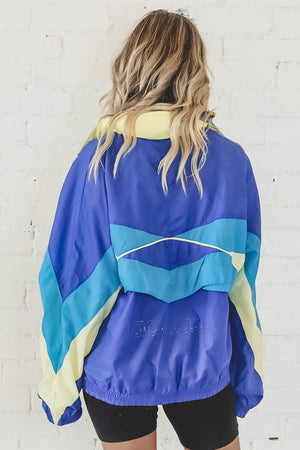 adidas colorblock windbreaker