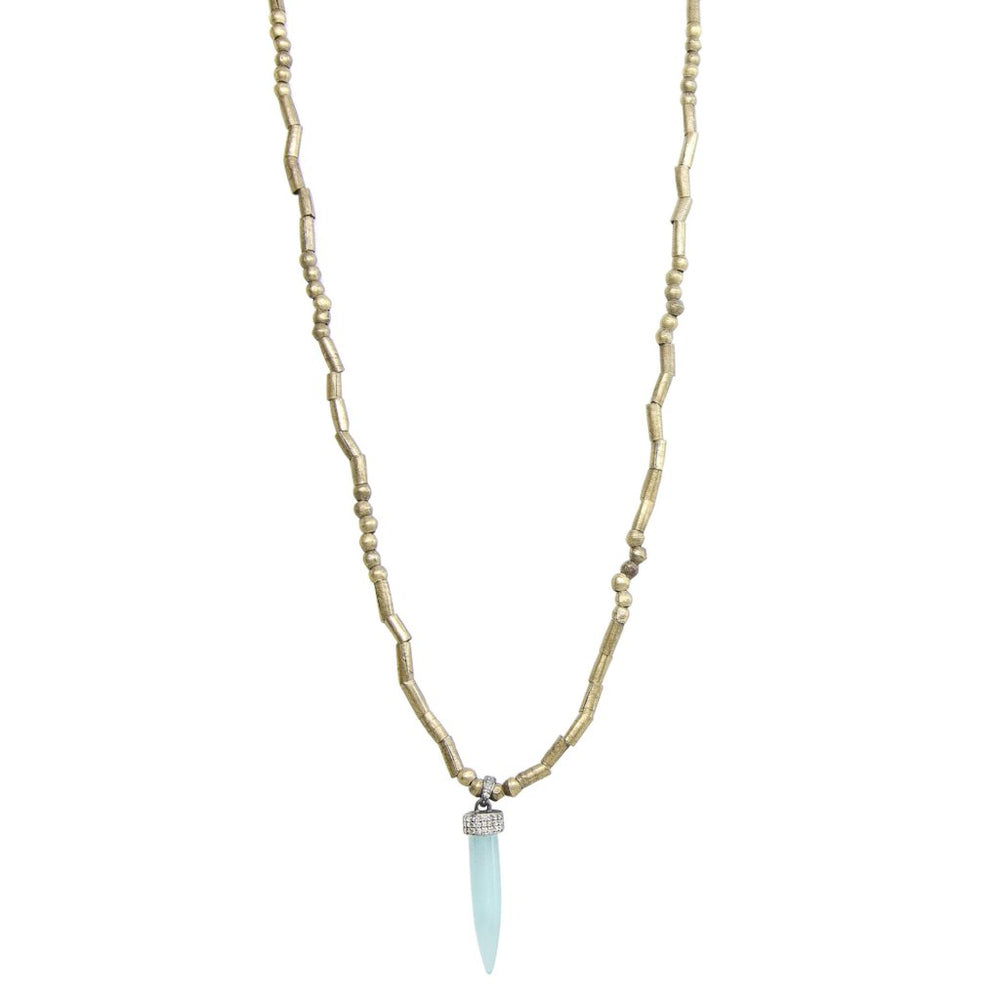 J GRACE Boho Blue Bullet Necklace - J Grace Designs ~ Jewelry by Jami ...