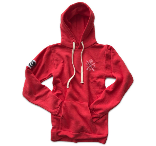 womens red sweatshirt hoodie