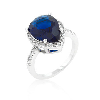 Sapphire Drop Ring