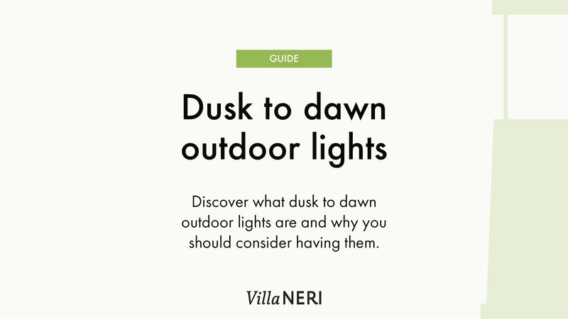 Dusk To Dawn Outdoor Lights Everything You Need To Know Villaneri