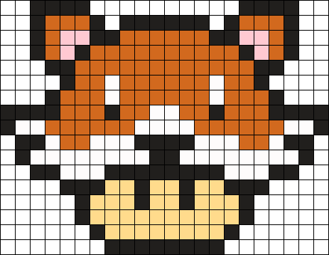 Pixel Art Toad Renard