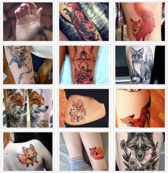 Les plus beaux tatouages renard