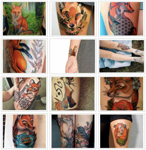 Tatouage renard idée