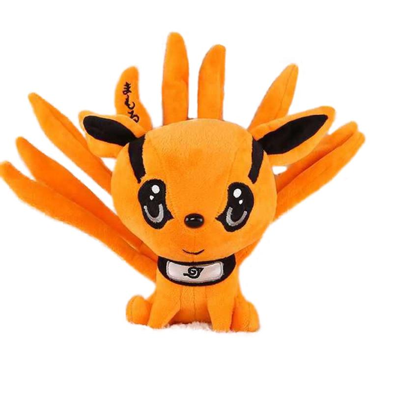 Peluche Naruto pour enfants, 20cm, renard à neuf queues, Kyuubi Kurama,  dessin animé Kawaii, noël