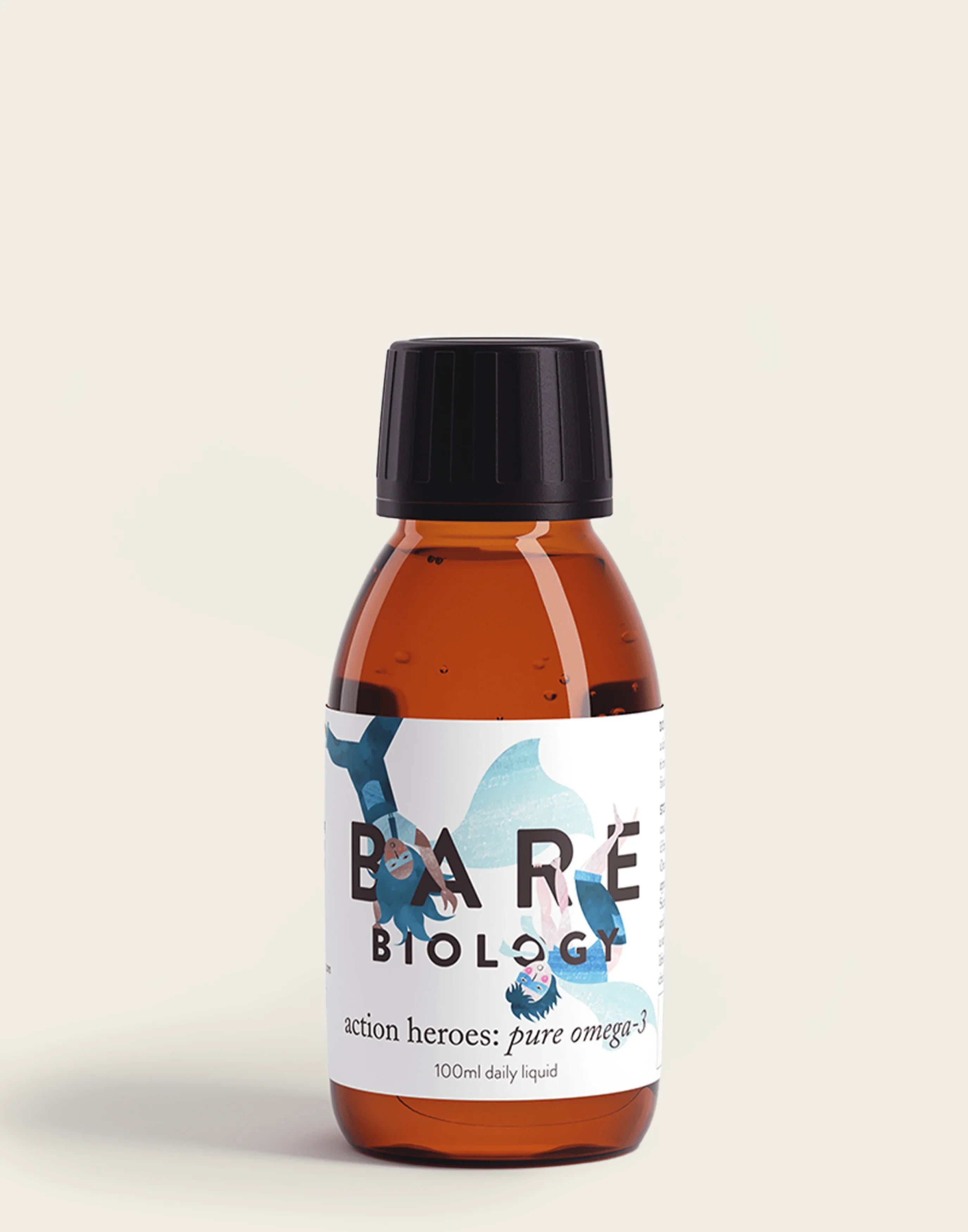 Pure Omega-3 Fish Oil for Kids (Liquid) - Bare Biology product image