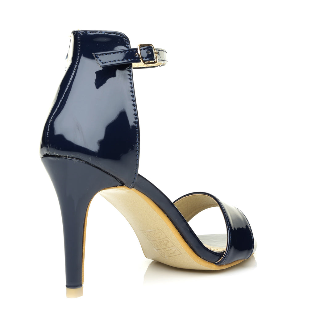navy barely there heels discount 9d125 