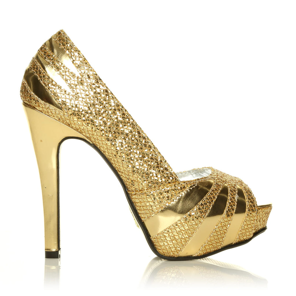 gold heels uk