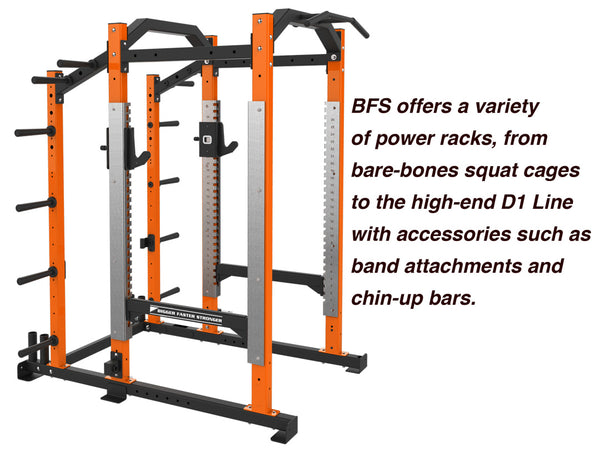 Top line squat rack