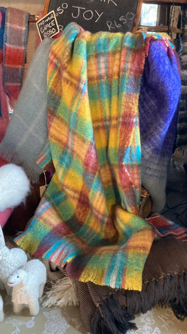 A woven Mohair blanket from Hinterveld in PE