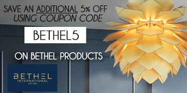 Save an additional 5% when you use coupon code BETHEL5