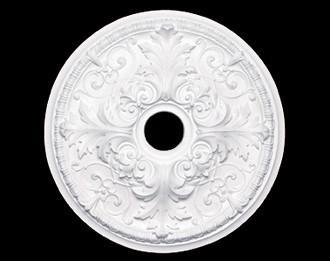 21 In White Ceiling Medallion